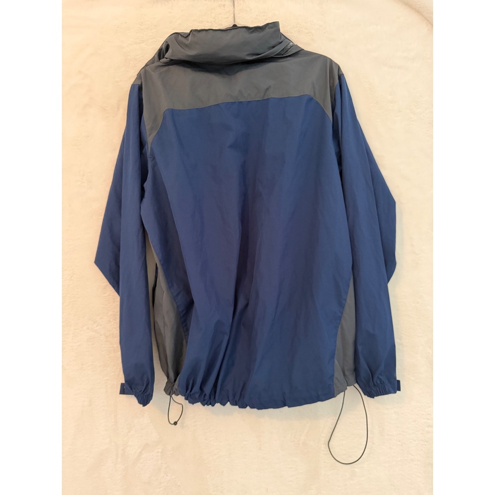 Frogg Toggs Java Hellbender Rain Jacket Navy Gray Waterproof Hooded S/M - Picture 9 of 10